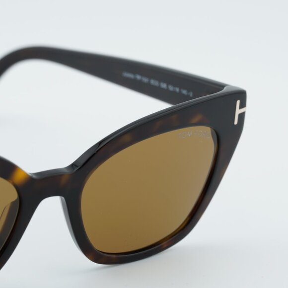 Tom Ford Juliette FT1031 52E  Sunglasses Havana Cat Eye Frame, Brown Lenses - Picture 7 of 10